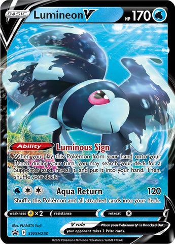 Lumineon V (SWSH250) [Sword & Shield: Black Star Promos]