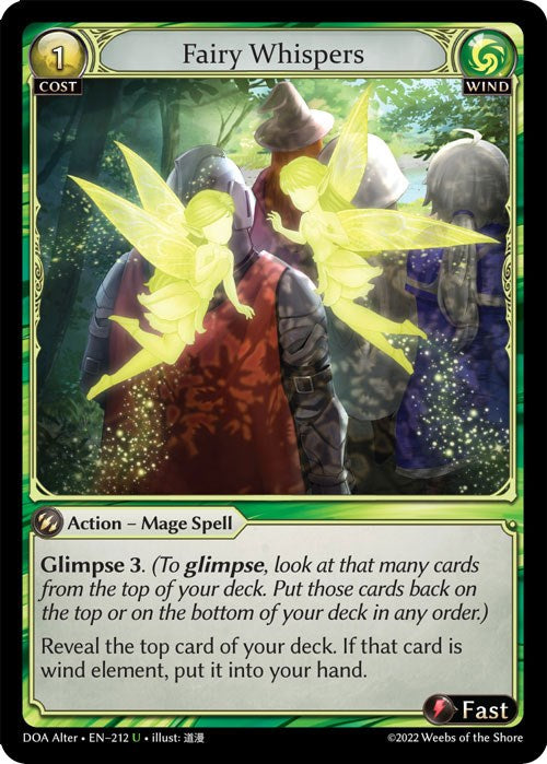 Fairy Whispers (212) [Dawn of Ashes: Alter Edition]