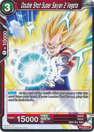 Double Shot Super Saiyan 2 Vegeta (BT2-010) [Union Force]