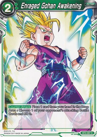 Enraged Gohan Awakening (BT2-097) [Union Force]