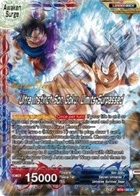 Son Goku // Ultra Instinct Son Goku, Limits Surpassed (BT9-100) [Universal Onslaught Prerelease Promos]