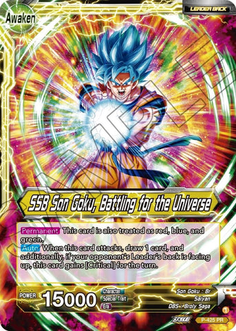 Son Goku // SSB Son Goku, Battling for the Universe (P-425) [Promotion Cards]