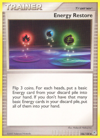 Energy Restore (106/130) [Diamond & Pearl: Base Set]