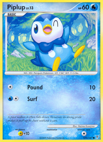 Piplup (121/147) [Platinum: Supreme Victors]