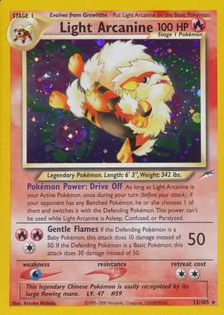 Light Arcanine (12/105) [Neo Destiny Unlimited]