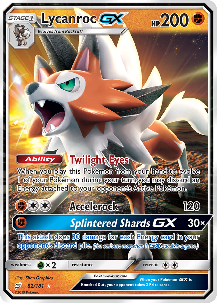 Lycanroc GX (82/181) [Sun & Moon: Team Up]