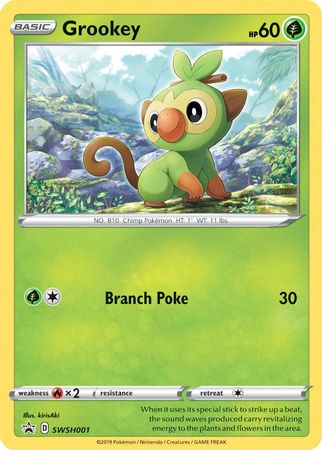 Grookey (SWSH001) [Sword & Shield: Black Star Promos]