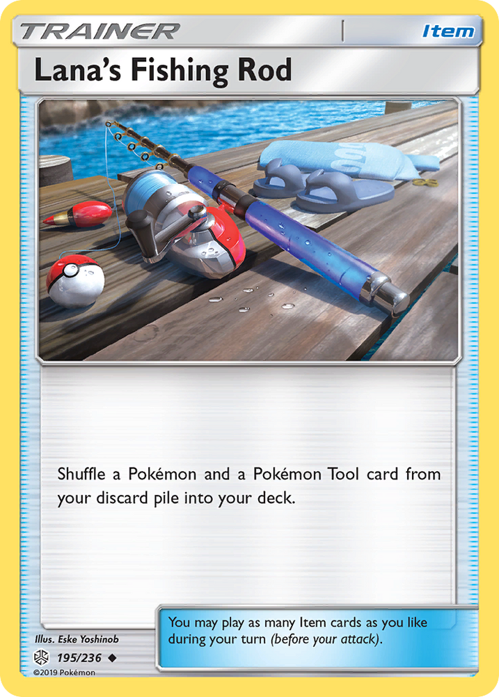 Lana's Fishing Rod (195/236) [Sun & Moon: Cosmic Eclipse]