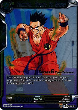 Yamcha, Ready to Brawl (BT6-091_PR) [Destroyer Kings Prerelease Promos]