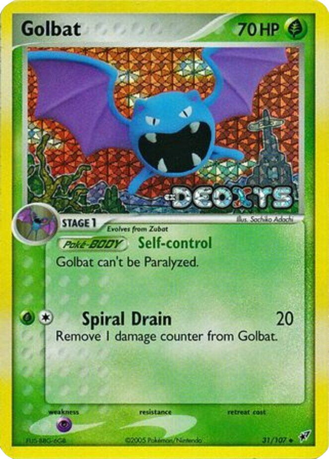 Golbat (31/107) (Stamped) [EX: Deoxys]