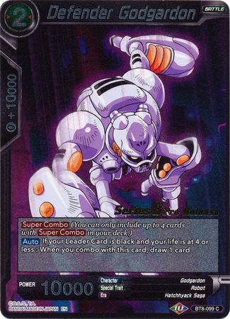 Defender Godgardon (BT8-099_PR) [Malicious Machinations Prerelease Promos]