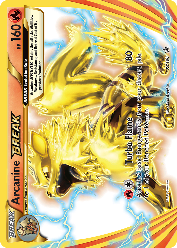 Arcanine BREAK (XY180) [XY: Black Star Promos]