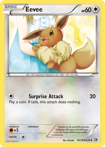 Eevee (RC14/RC25) [Black & White: Legendary Treasures]