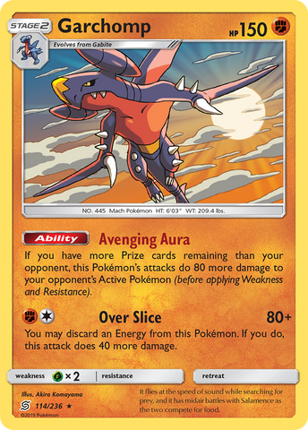 Garchomp (114/236) [Sun & Moon: Unified Minds]