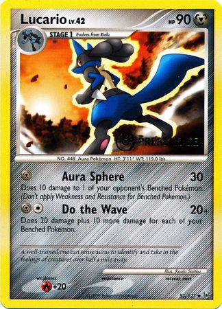 Lucario (53/127) (Prerelease Promo) [Diamond & Pearl: Black Star Promos]