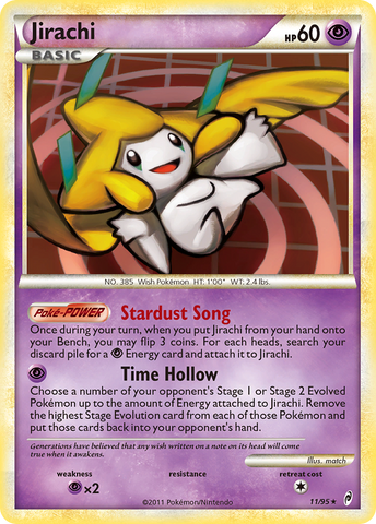 Jirachi (11/95) [HeartGold & SoulSilver: Call of Legends]