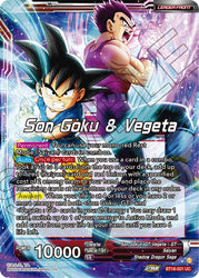 Son Goku & Vegeta // SS4 Son Goku & SS4 Vegeta, In It Together (BT18-001) [Dawn of the Z-Legends Prerelease Promos]