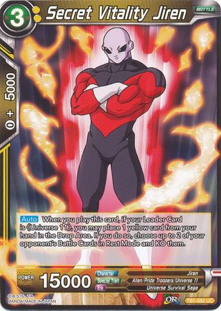 Secret Vitality Jiren (TB1-082) [The Tournament of Power]