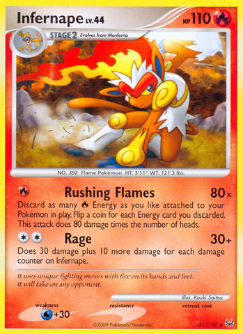 Infernape (31/127) [Platinum: Base Set]