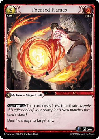 Focused Flames (138) [Dawn of Ashes: Alter Edition]