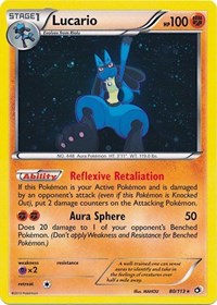 Lucario (80/113) (Cosmos Holo) [Black & White: Legendary Treasures]