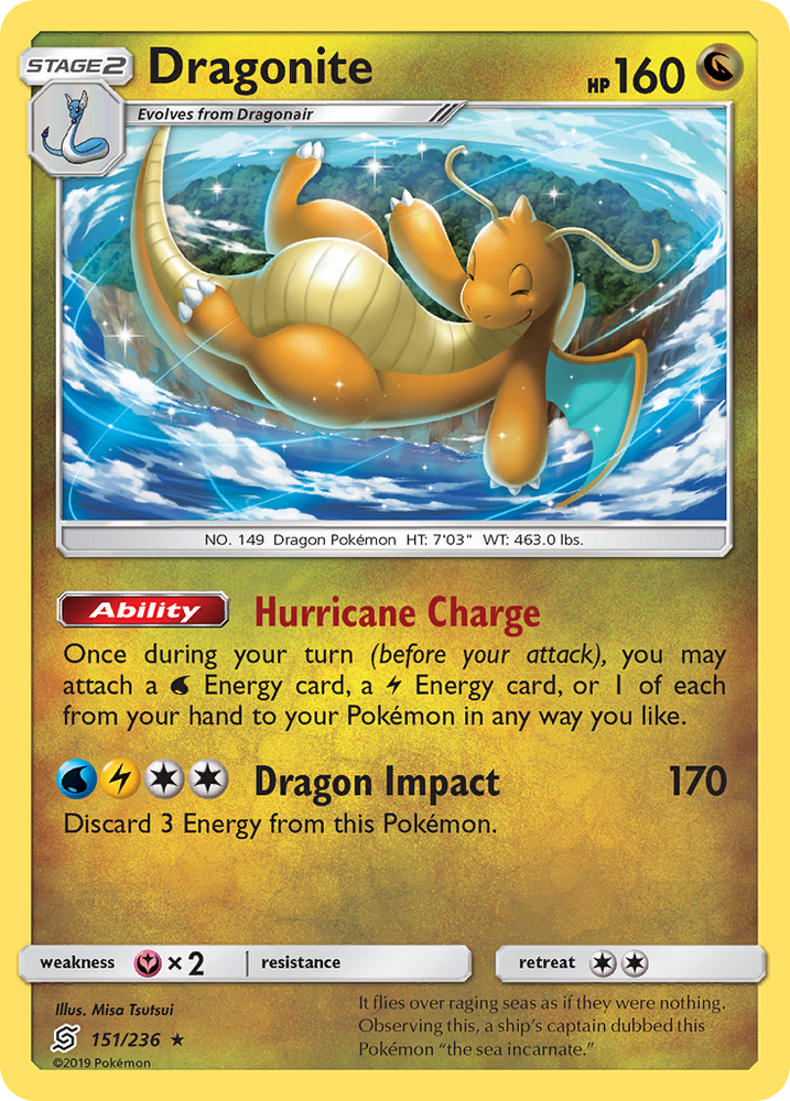 Dragonite (151/236) [Sun & Moon: Unified Minds]