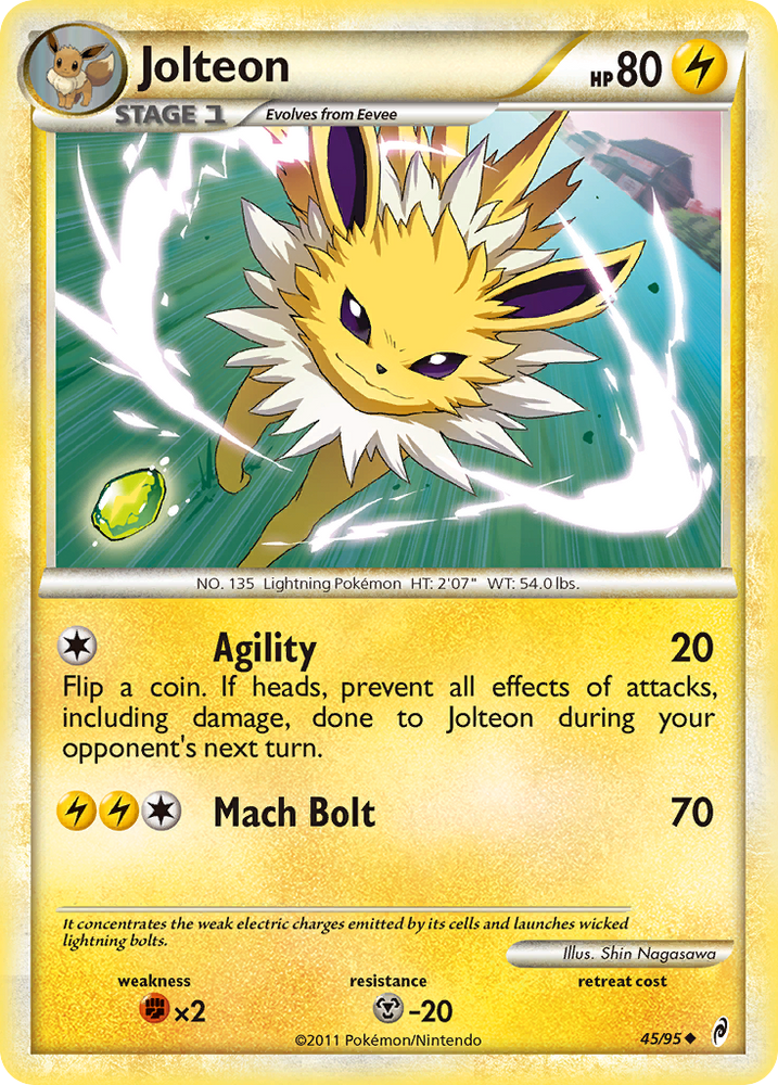 Jolteon (45/95) [HeartGold & SoulSilver: Call of Legends]