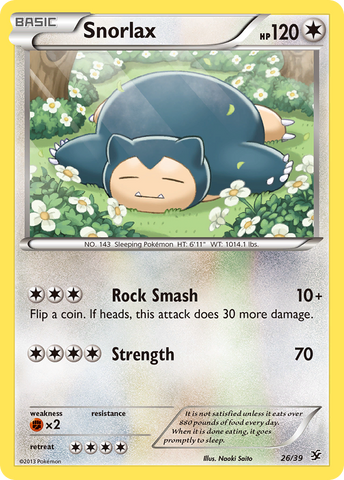 Snorlax (26/39) [XY: Kalos Starter Set]