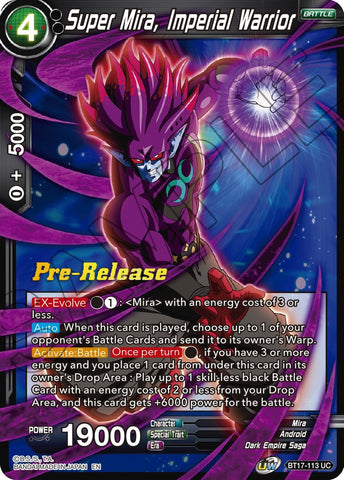 Super Mira, Imperial Warrior (BT17-113) [Ultimate Squad Prerelease Promos]