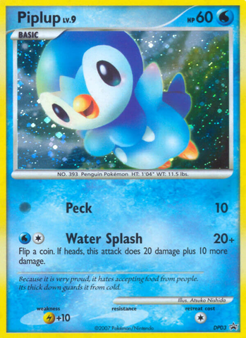 Piplup (DP03) [Diamond & Pearl: Black Star Promos]