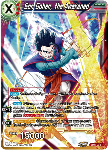 Son Gohan, the Awakened (SD17-03) [Dawn of the Z-Legends]