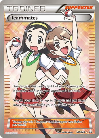 Teammates (160/160) [XY: Primal Clash]