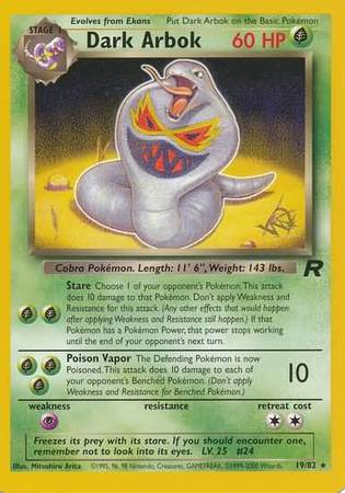 Dark Arbok (19/82) (W Stamped Promo) [Team Rocket Unlimited]