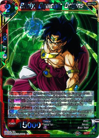 Broly, Demonic Origins (BT7-117) [Assault of the Saiyans]