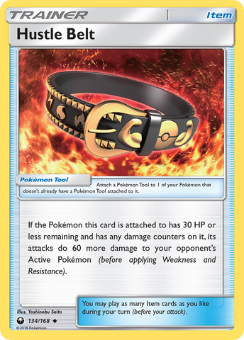 Hustle Belt (134/168) [Sun & Moon: Celestial Storm]