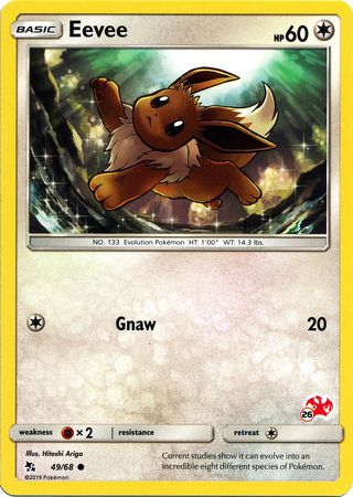 Eevee (49/68) (Charizard Stamp #26) [Battle Academy 2020]