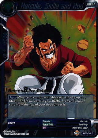 Hercule, Smile and Nod (BT6-040_PR) [Destroyer Kings Prerelease Promos]