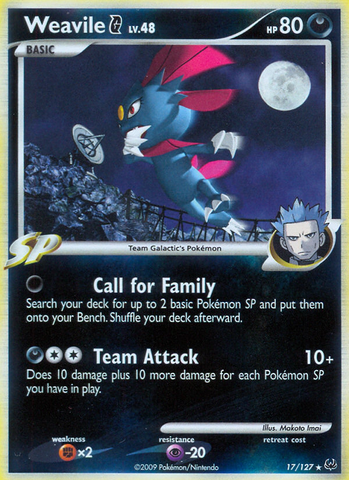 Weavile G (17/127) [Platinum: Base Set]