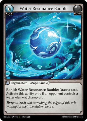 Water Resonance Bauble (032) [Dawn of Ashes: Starter Decks]