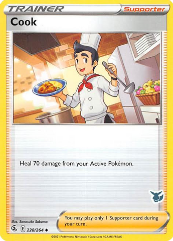 Cook (228/264) (Eevee Deck) [Battle Academy 2022]