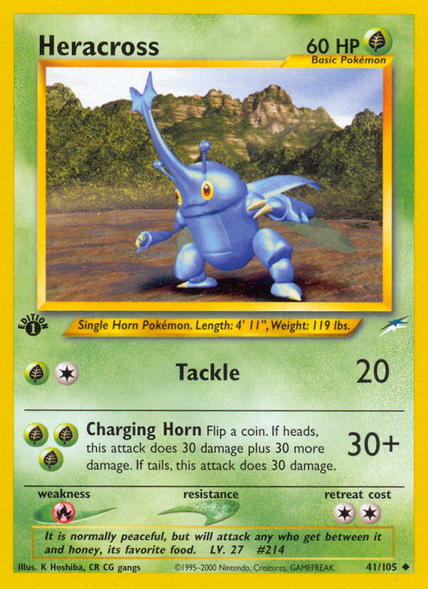 Heracross (41/105) [Neo Destiny 1st Edition]