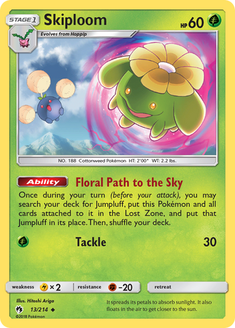 Skiploom (13/214) [Sun & Moon: Lost Thunder]