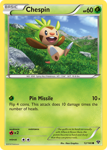 Chespin (12/146) [XY: Base Set]