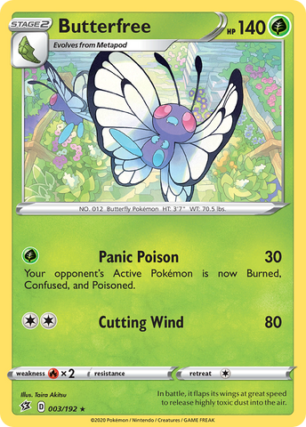 Butterfree (003/192) [Sword & Shield: Rebel Clash]