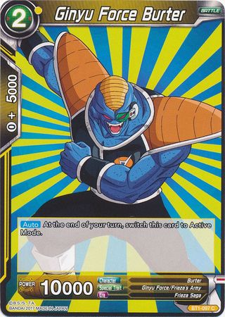 Ginyu Force Burter (BT1-097) [Galactic Battle]