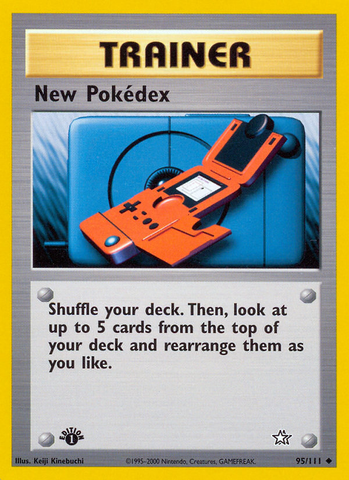 New Pokedex (95/111) [Neo Genesis 1st Edition]