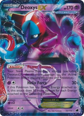 Deoxys EX (53/116) (Jumbo Card) [Black & White: Plasma Freeze]