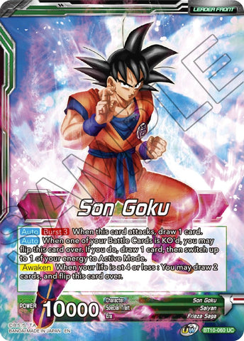 Son Goku // Ferocious Strike SS Son Goku (BT10-060) [Theme Selection: History of Son Goku]