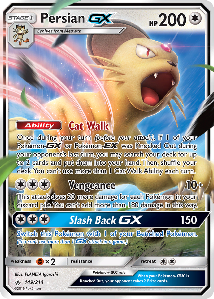 Persian GX (149/214) [Sun & Moon: Unbroken Bonds]