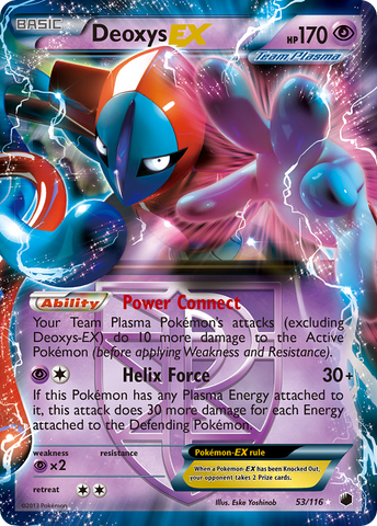 Deoxys EX (53/116) [Black & White: Plasma Freeze]